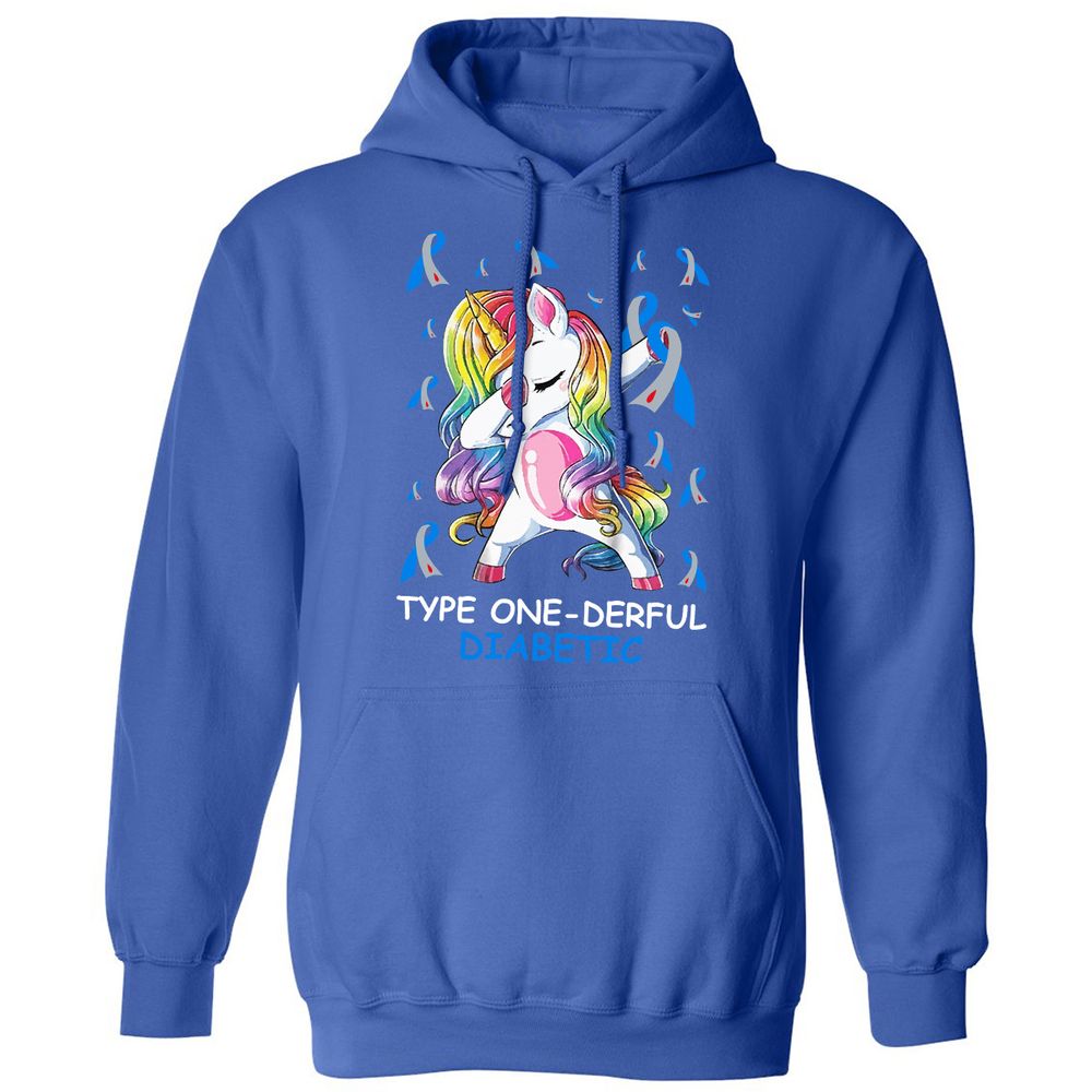 Classic Unisex Hoodie - YZHD41LQ - Royal - 9