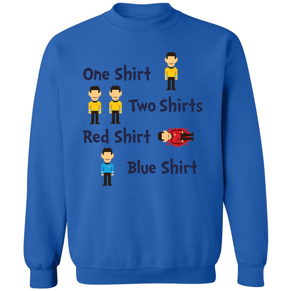 Red Shirt, Blue Shirt - Royal - 9