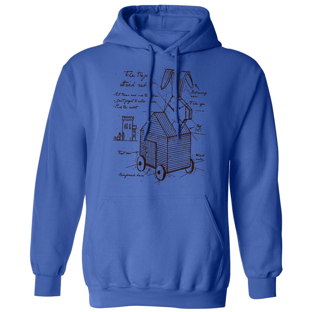 Classic Unisex Hoodie - TGKH2AWL - Royal - 9