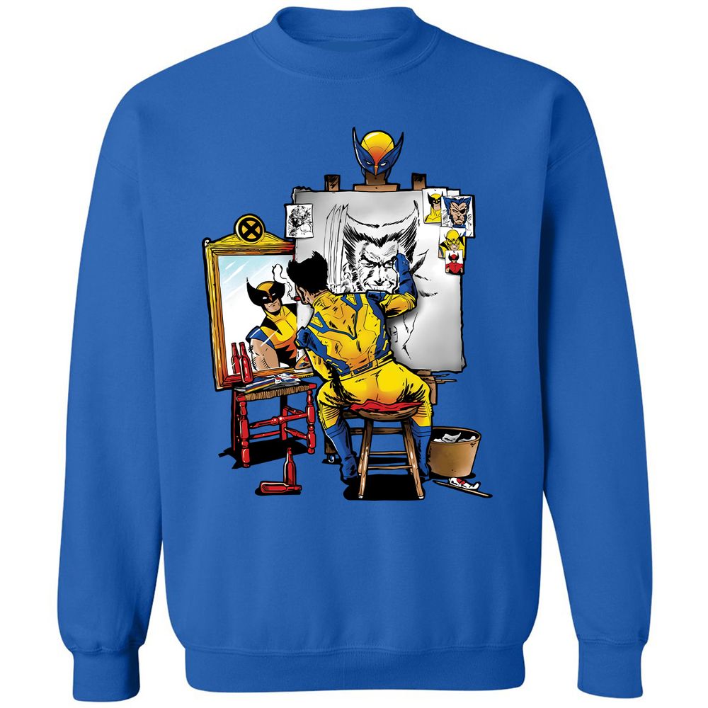 Classic Unisex Sweatshirt - 8WF791JR - Royal - 9