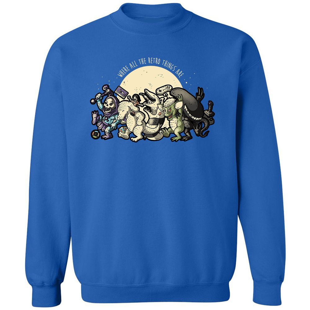 Classic Unisex Sweatshirt - 2VCL9592 - Royal - 9