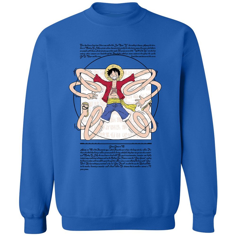Classic Unisex Sweatshirt - YVSASKWS - Royal - 9