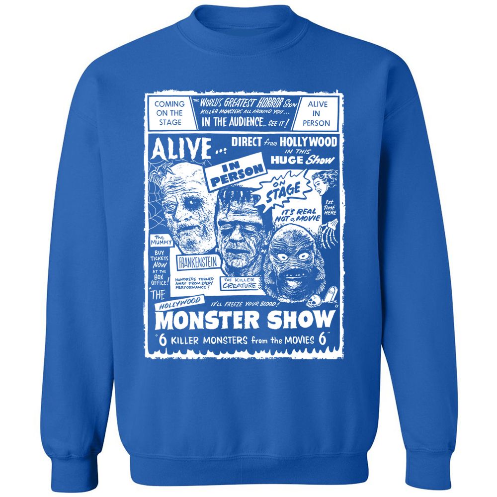 Classic Unisex Sweatshirt - 4ATNLTMD - Royal - 9