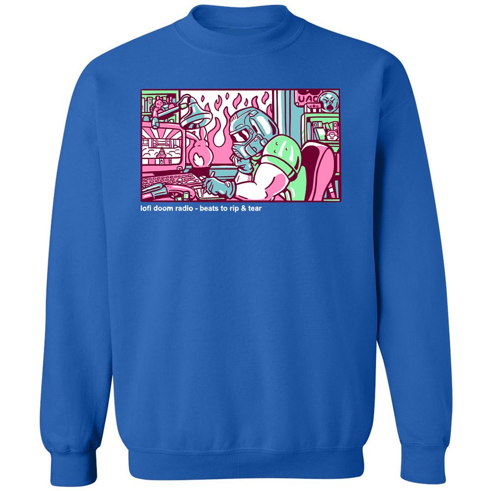 Classic Unisex Sweatshirt - UW24NGFY - Royal - 9