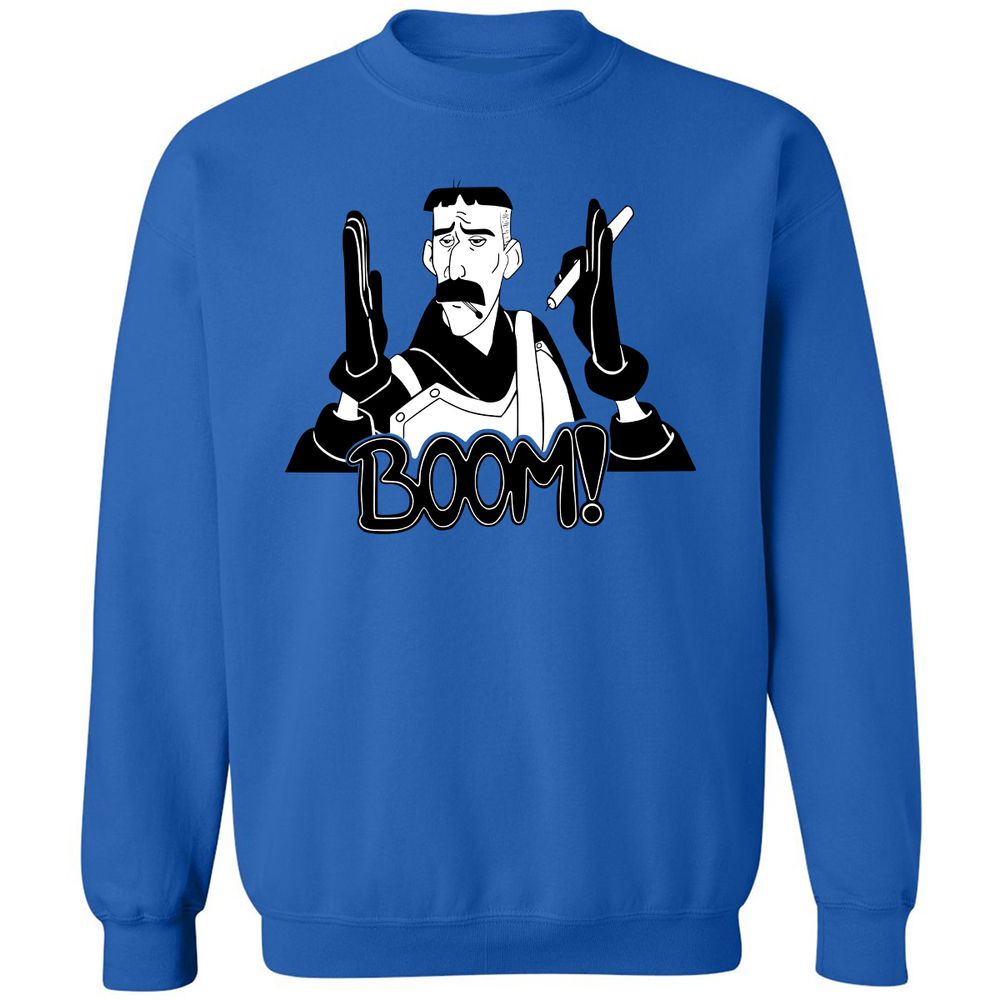 Classic Unisex Sweatshirt - LRGQT1U6 - Royal - 9