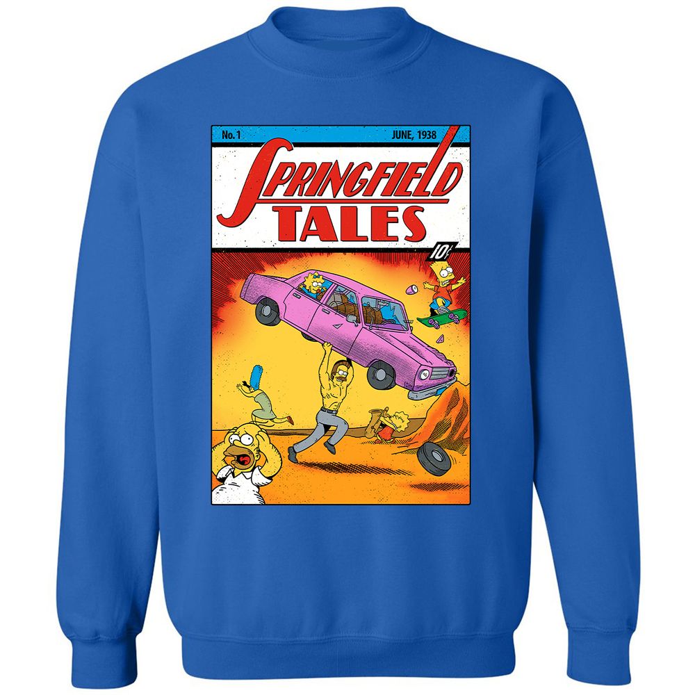 Classic Unisex Sweatshirt - RM9YVQMU - Royal - 9