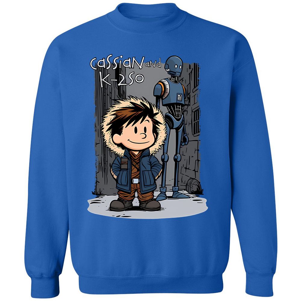 Classic Unisex Sweatshirt - VFL1D2ZN - Royal - 9