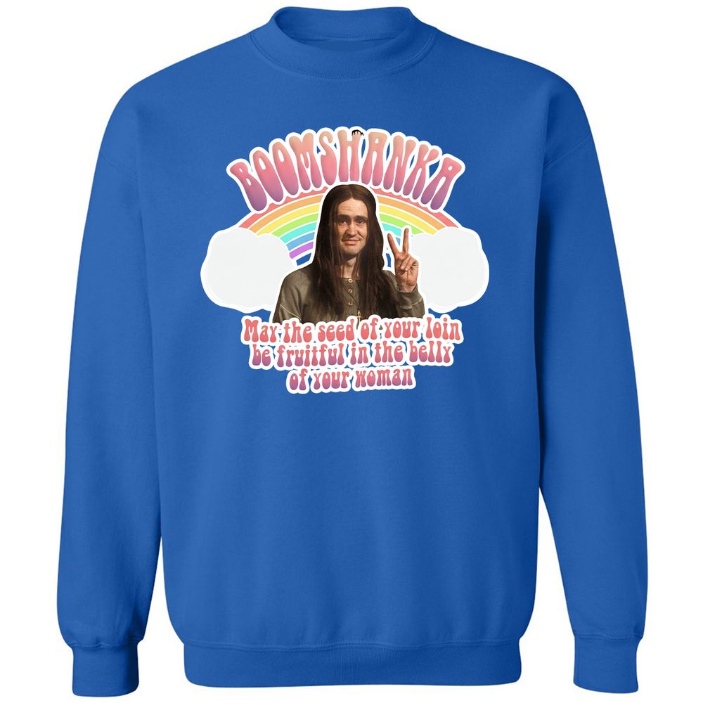 Classic Unisex Sweatshirt - 8JGBQ844 - Royal - 9