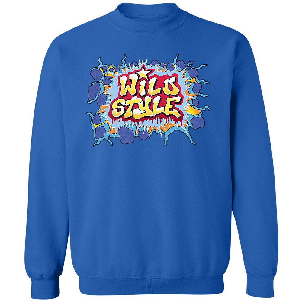 Classic Unisex Sweatshirt - Black - Royal - 9
