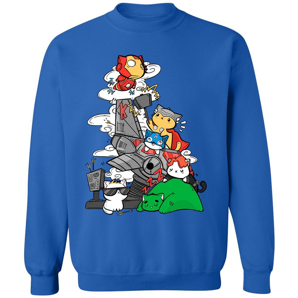 Classic Unisex Sweatshirt - 3JYE1H9U - Royal - 9