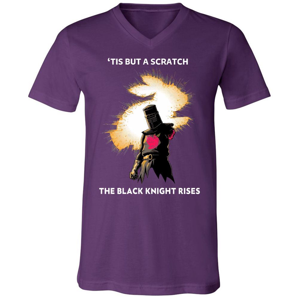 Unisex V-Neck T-Shirt - 1LRUG687 - Team Purple - 9