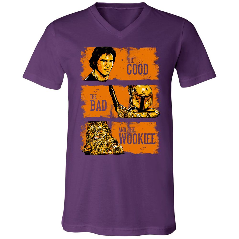 Unisex V-Neck T-Shirt - MR1DTZ7B - Team Purple - 9