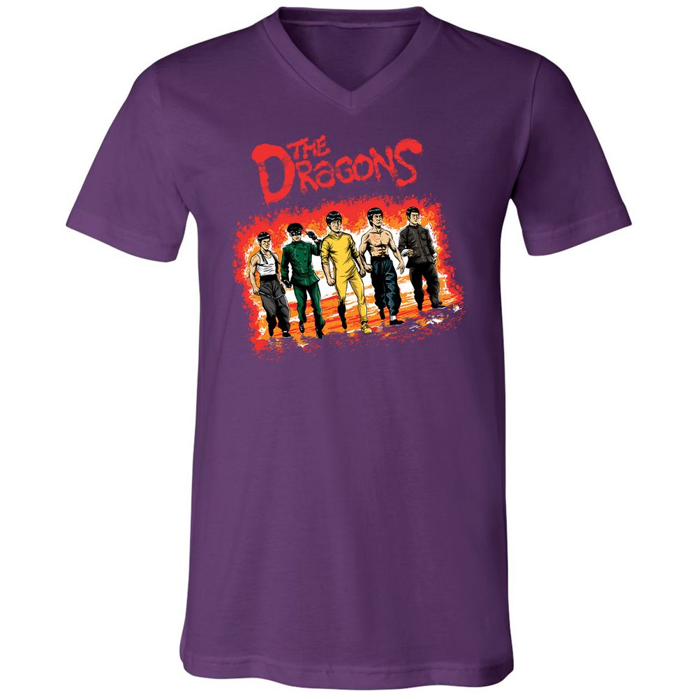 Unisex V-Neck T-Shirt - 2NK7CQP1 - Team Purple - 9