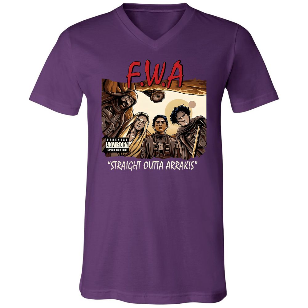 Unisex V-Neck T-Shirt - 86F531MD - Team Purple - 9