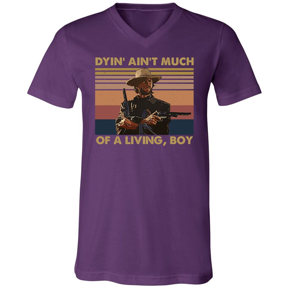 Unisex V-Neck T-Shirt - 2ZWNTPCW - Team Purple - 9