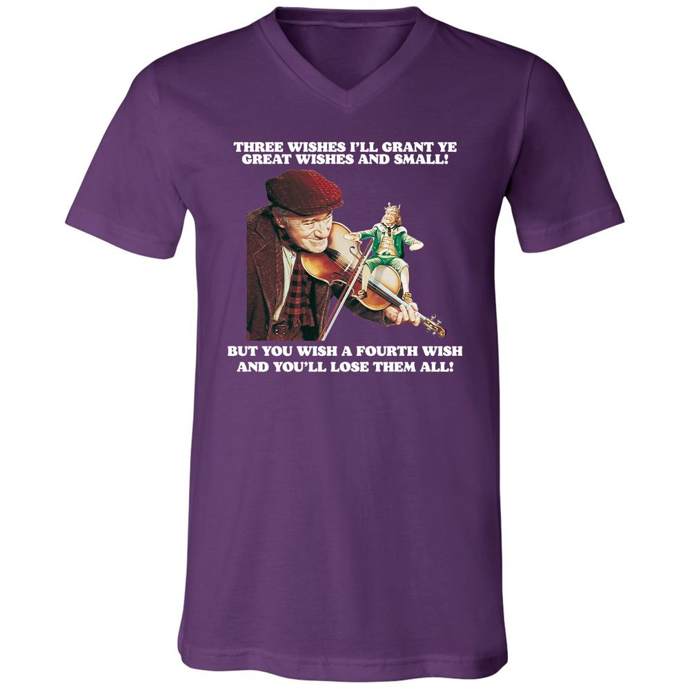 Unisex V-Neck T-Shirt - 34Q23P5K - Team Purple - 9