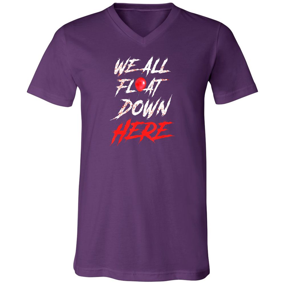 Unisex V-Neck T-Shirt - M4JK839S - Team Purple - 9