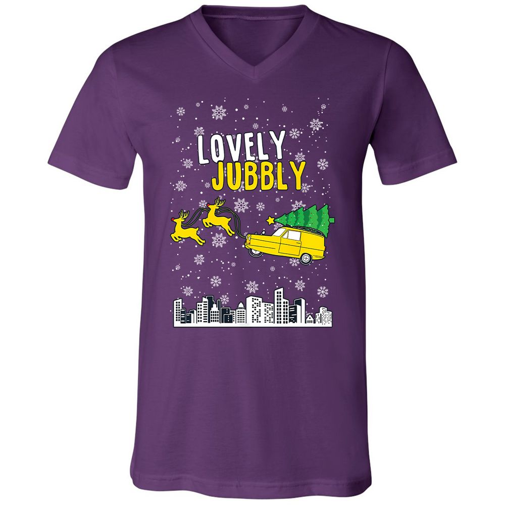 Unisex V-Neck T-Shirt - KV2KPCXC - Team Purple - 9
