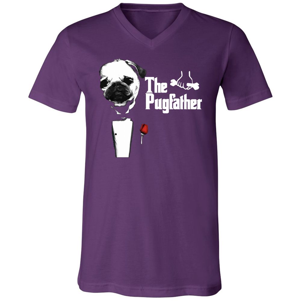 Unisex V-Neck T-Shirt - 3188T2FZ - Team Purple - 9