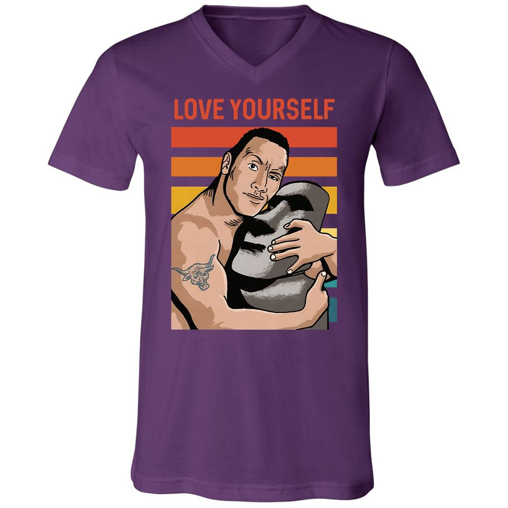 Unisex V-Neck T-Shirt - 1NVH47DA - Team Purple - 9