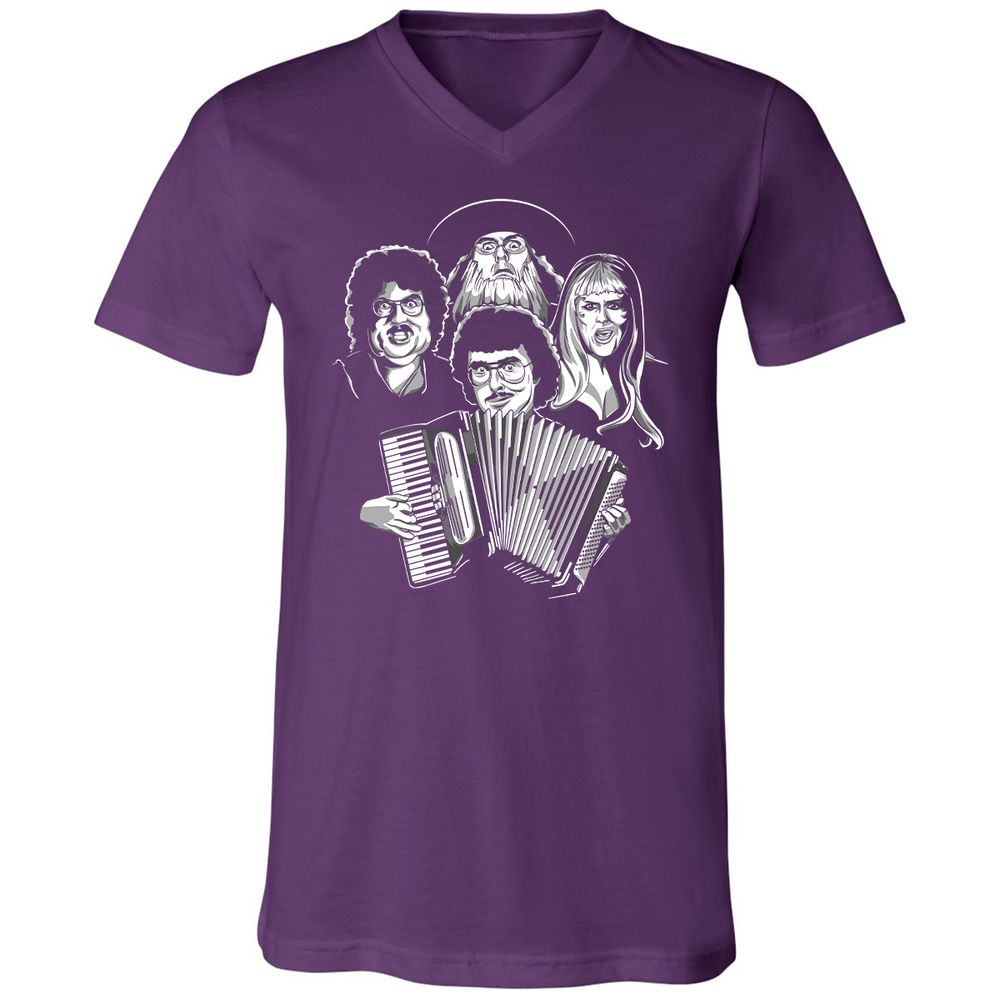 Unisex V-Neck T-Shirt - 38D1T2CC - Team Purple - 9