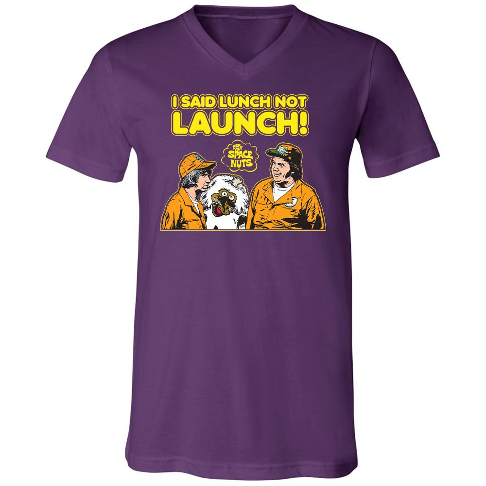 Unisex V-Neck T-Shirt - EDEU86YX - Team Purple - 9