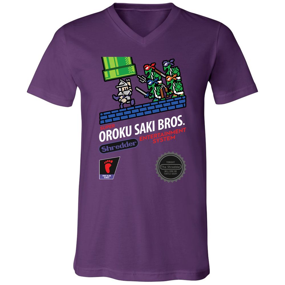 Unisex V-Neck T-Shirt - GQ11JWZG - Team Purple - 9