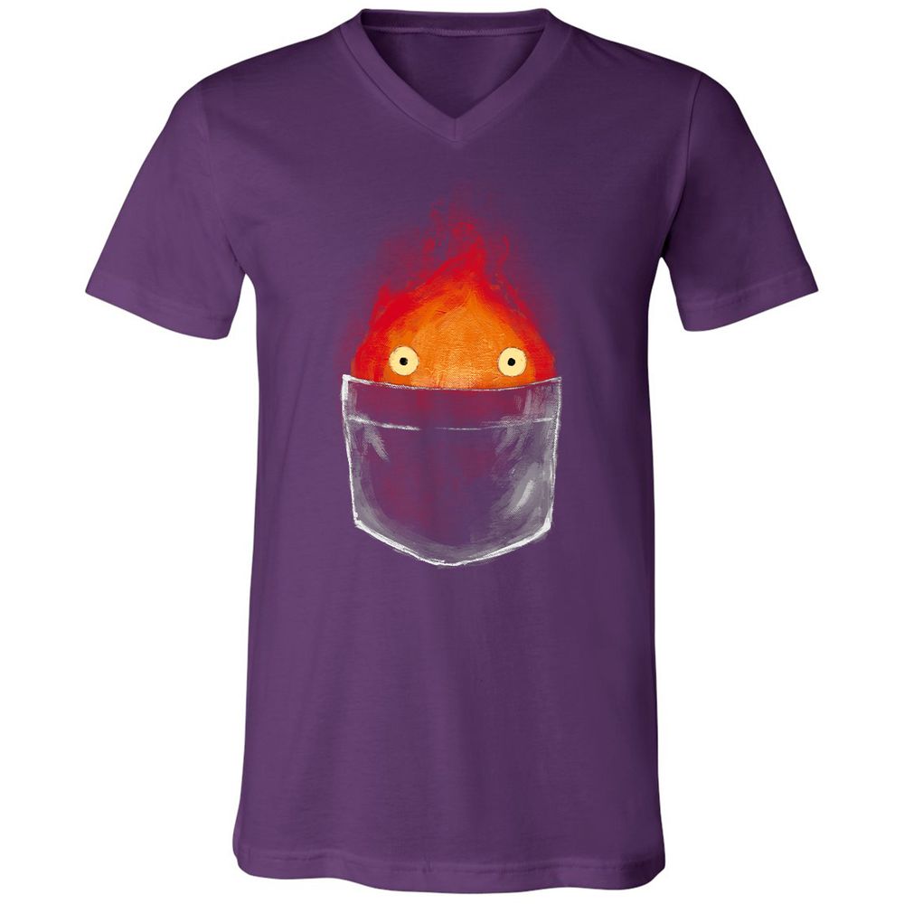 Unisex V-Neck T-Shirt - VS5UFSN3 - Team Purple - 9