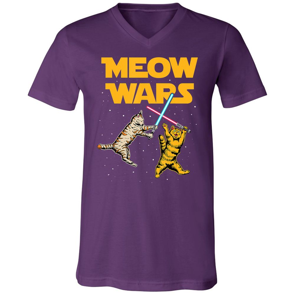 Unisex V-Neck T-Shirt - 2Z96QF1T - Team Purple - 9