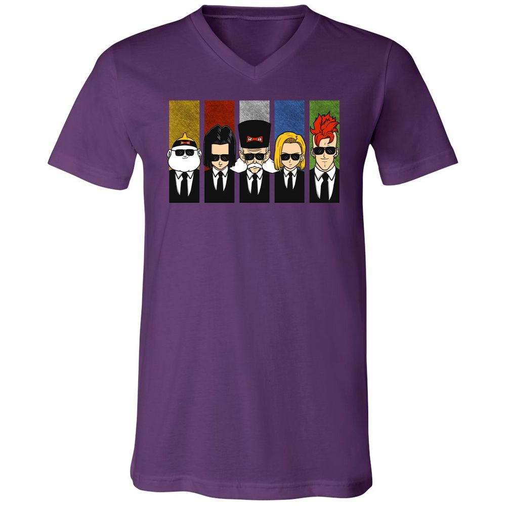 Unisex V-Neck T-Shirt - LMQ5EZGB - Team Purple - 9