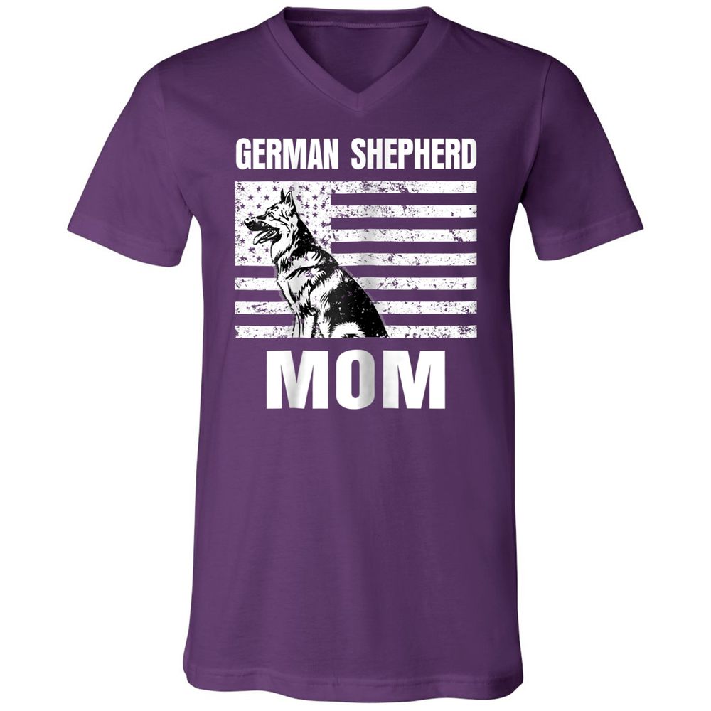 Unisex V-Neck T-Shirt - HZMVDJ22 - Team Purple - 9
