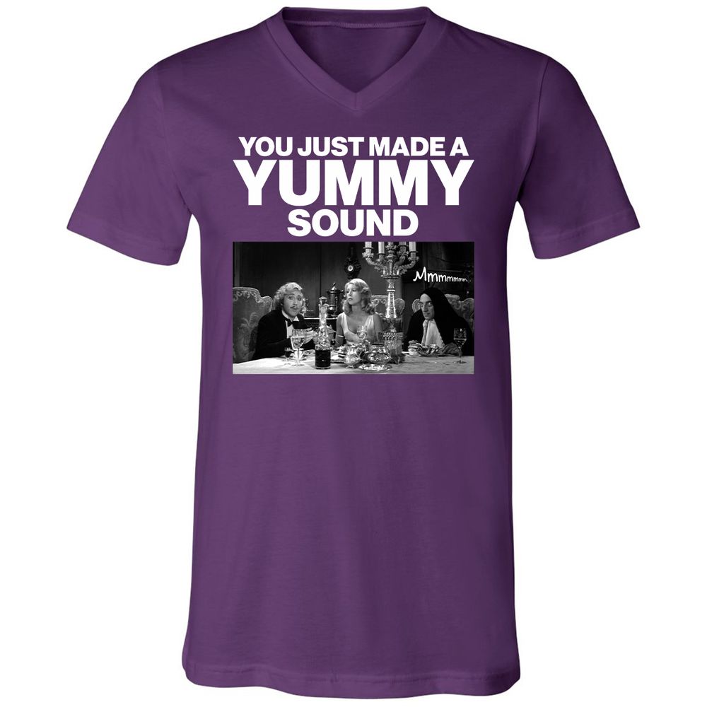 Unisex V-Neck T-Shirt - KBRFFSBV - Team Purple - 9