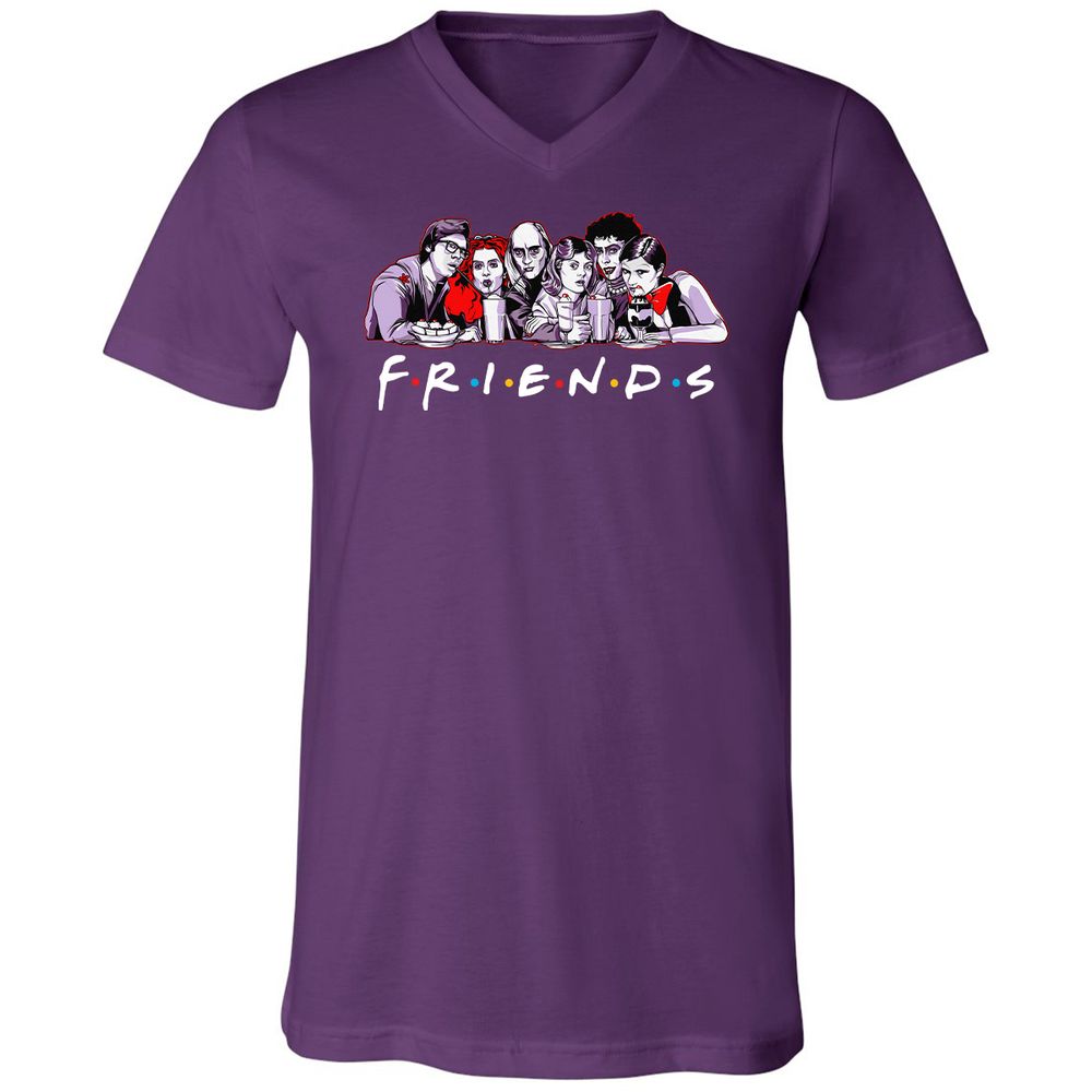 Unisex V-Neck T-Shirt - 3MB9EX6V - Team Purple - 9