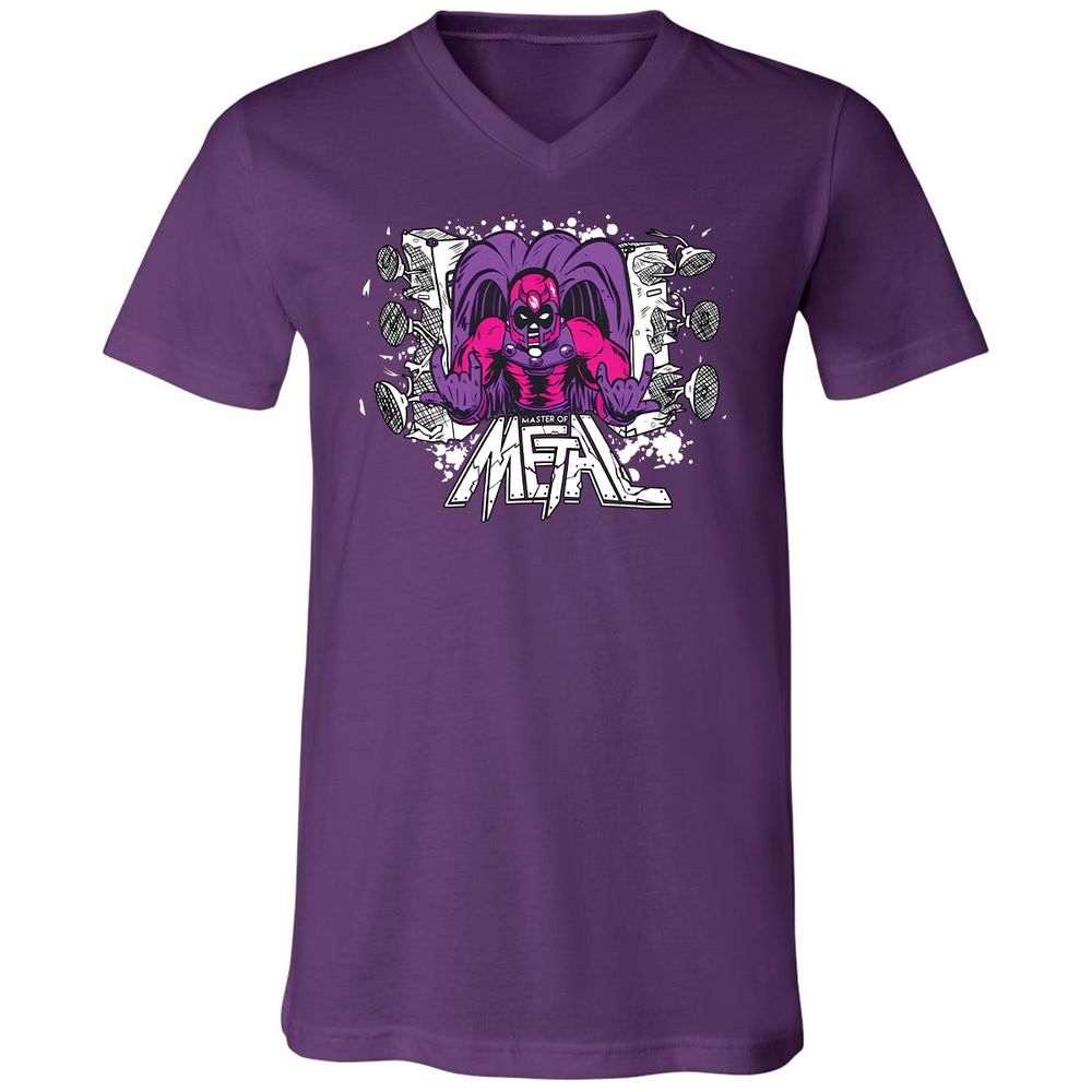 Unisex V-Neck T-Shirt - DJZ7S578 - Team Purple - 9