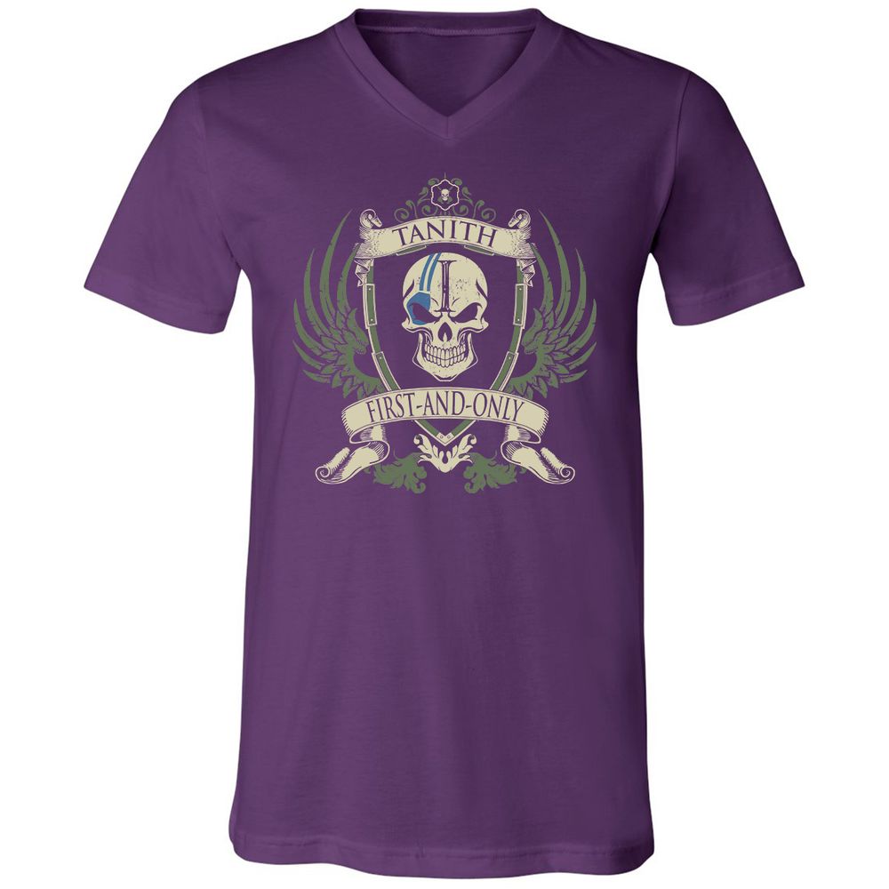 Unisex V-Neck T-Shirt - TB9X2YL2 - Team Purple - 9