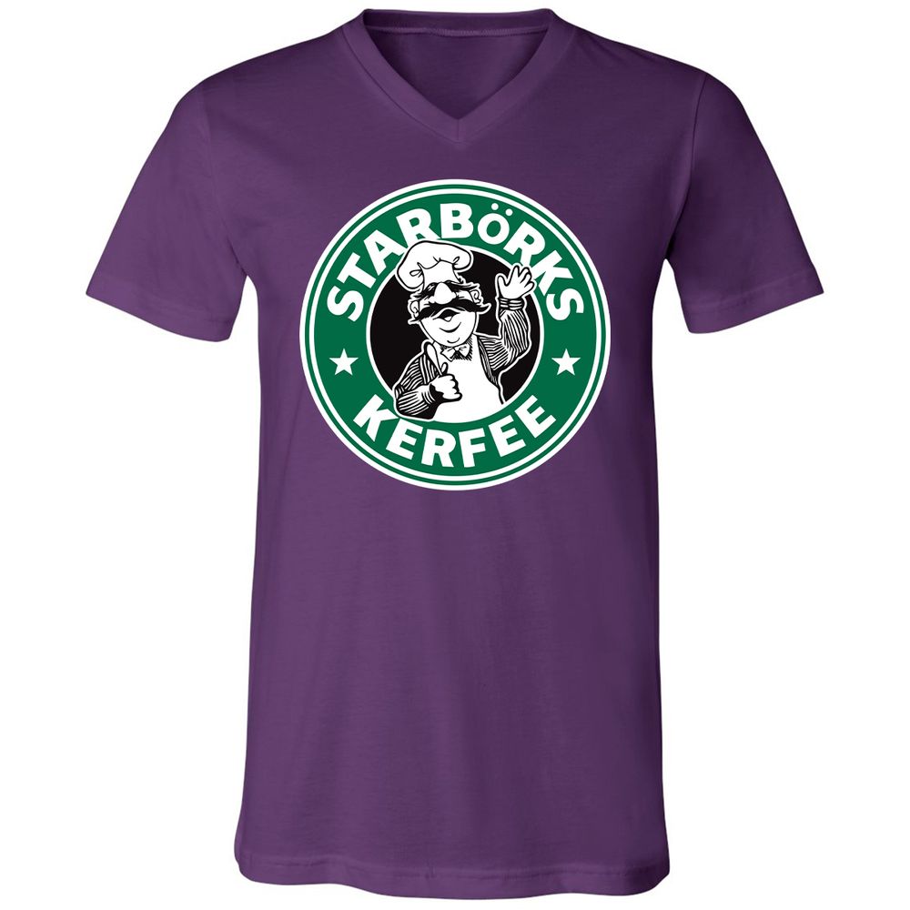 Unisex V-Neck T-Shirt - T8C2C89L - Team Purple - 9
