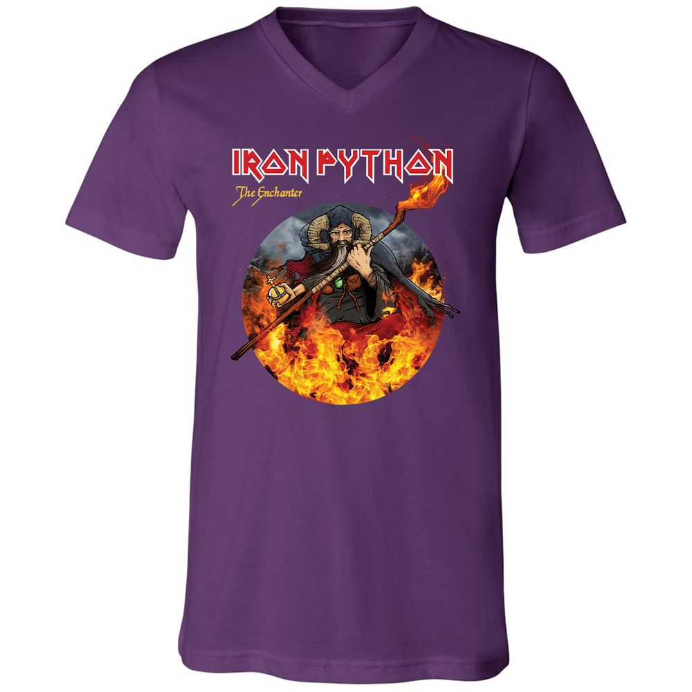 Unisex V-Neck T-Shirt - 2J3RTF5V - Team Purple - 9