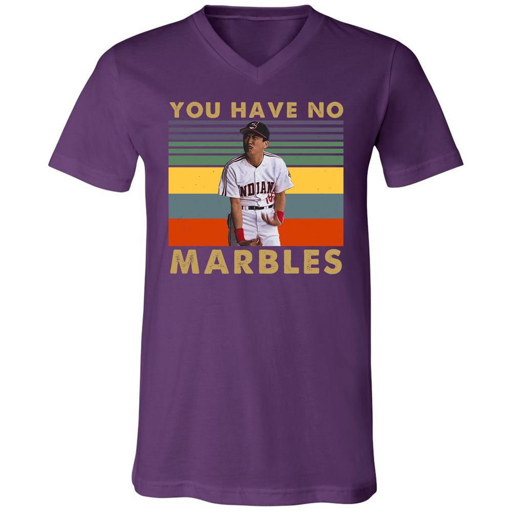 Unisex V-Neck T-Shirt - T4UJA8MQ - Team Purple - 9