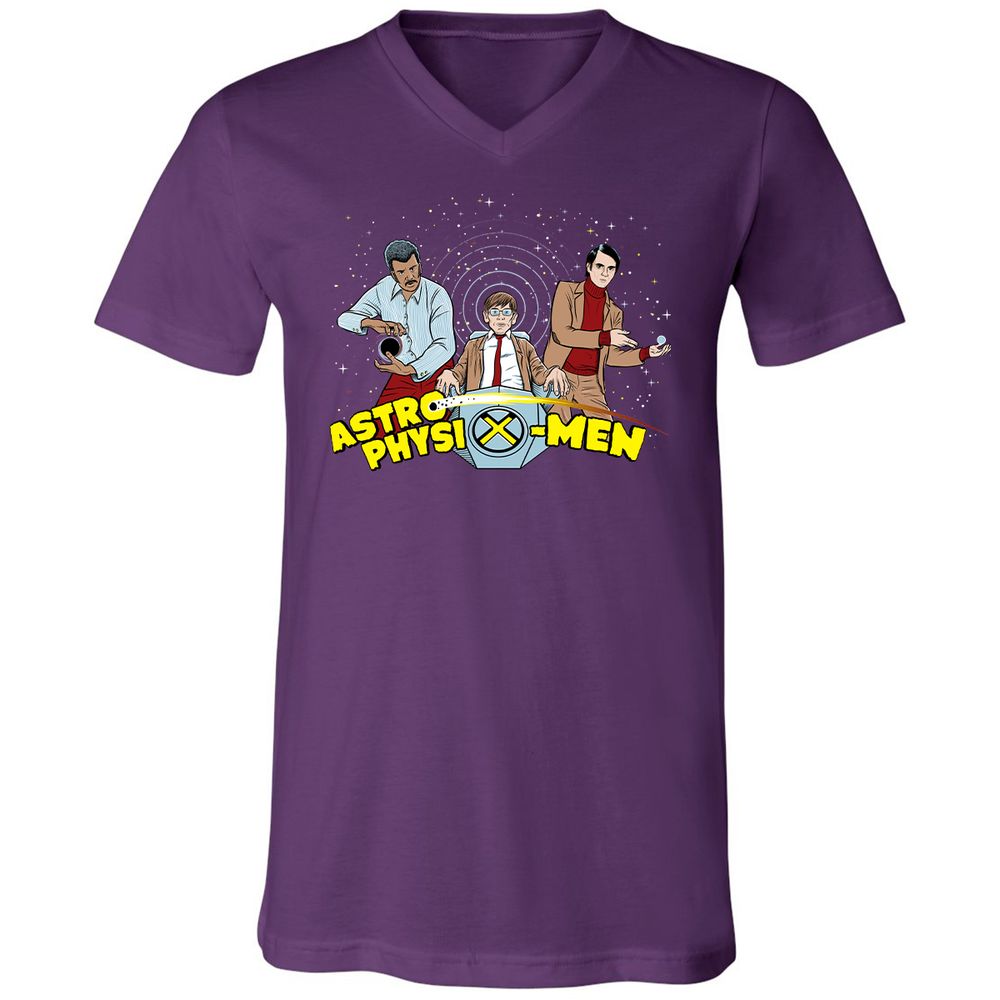 Unisex V-Neck T-Shirt - LW1P2QKU - Team Purple - 9