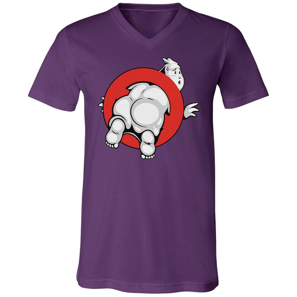 Unisex V-Neck T-Shirt - S8EUNX6Z - Team Purple - 9