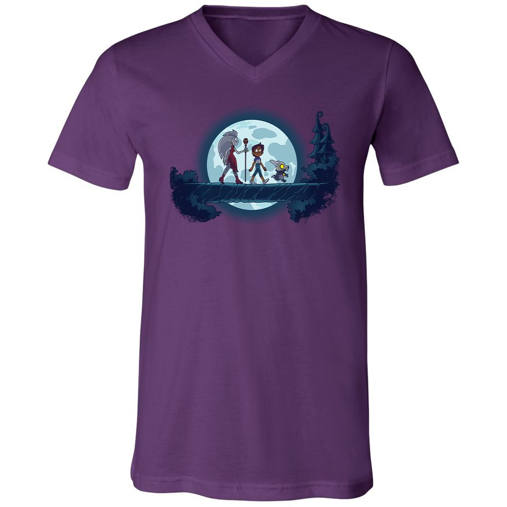 Unisex V-Neck T-Shirt - 18J8VYS6 - Team Purple - 9