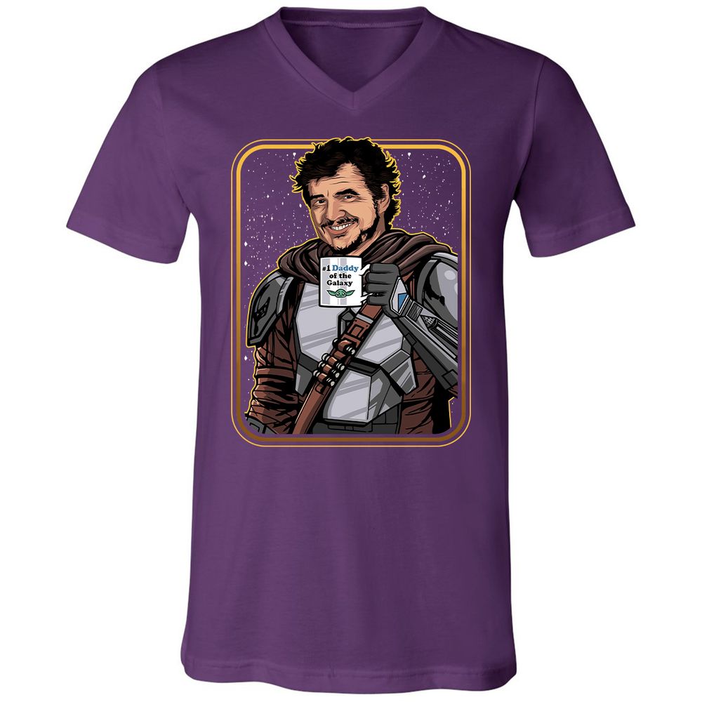 Unisex V-Neck T-Shirt - MGHKXFPU - Team Purple - 9