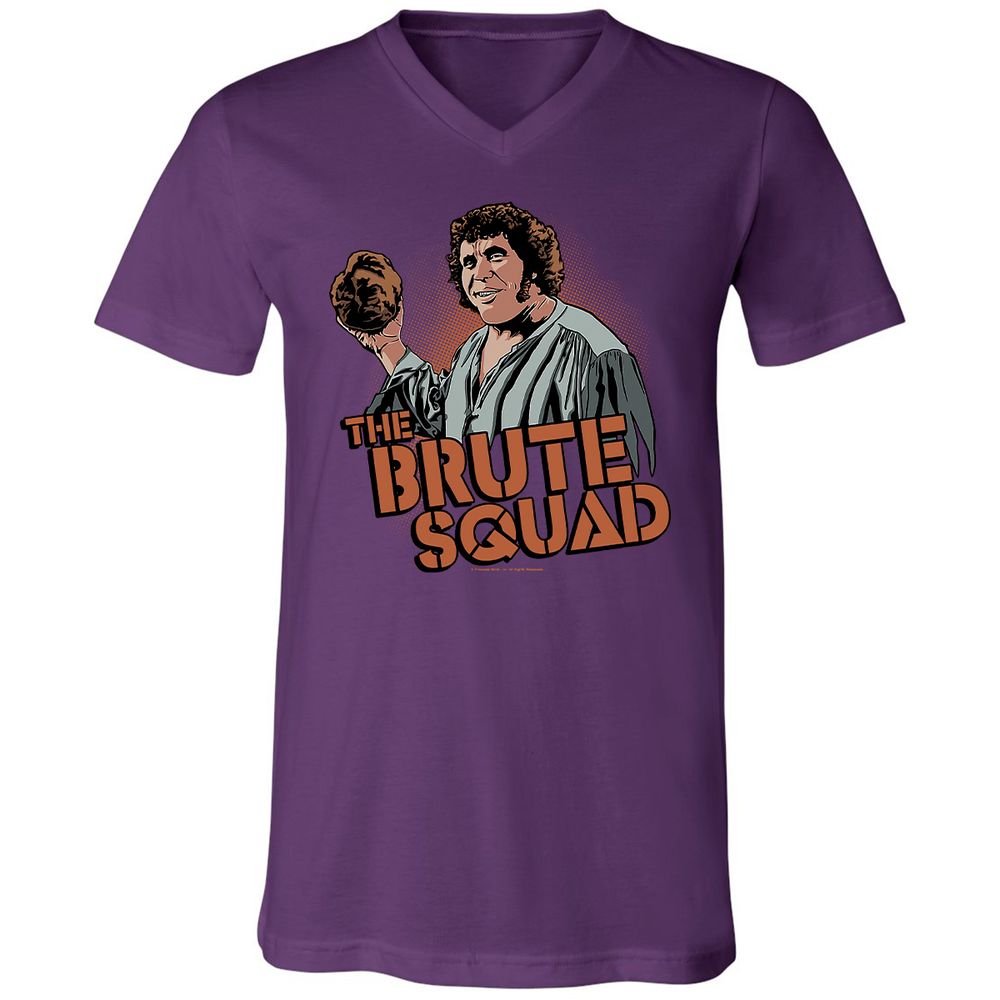 Unisex V-Neck T-Shirt - FZWAHGGE - Team Purple - 9