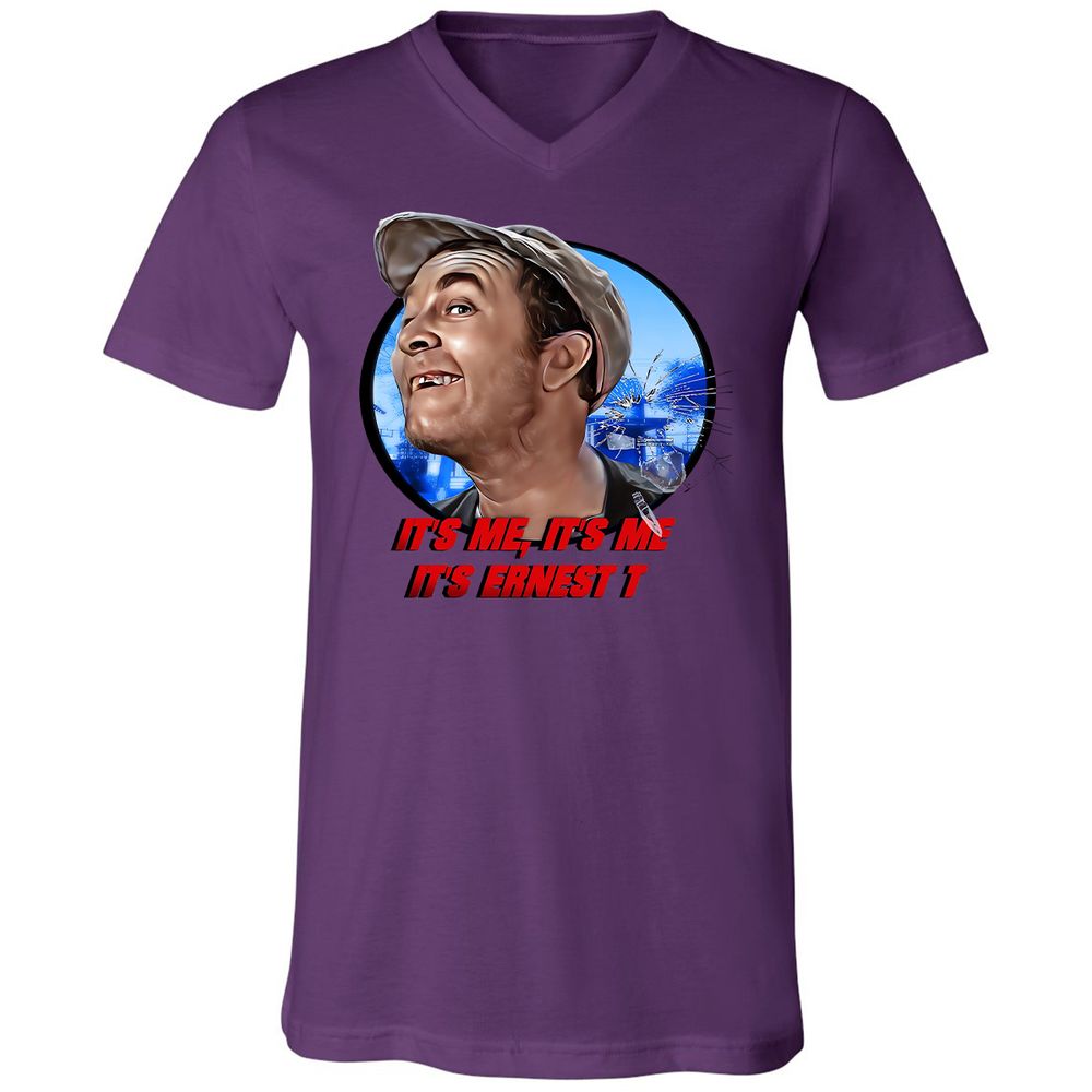 Unisex V-Neck T-Shirt - 3YVVWK55 - Team Purple - 9