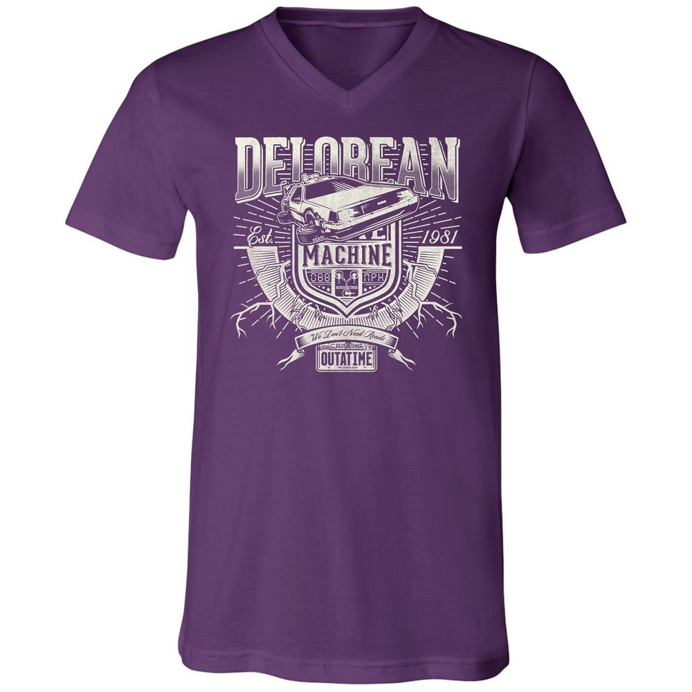 Unisex V-Neck T-Shirt - PP26DP5Q - Team Purple - 9