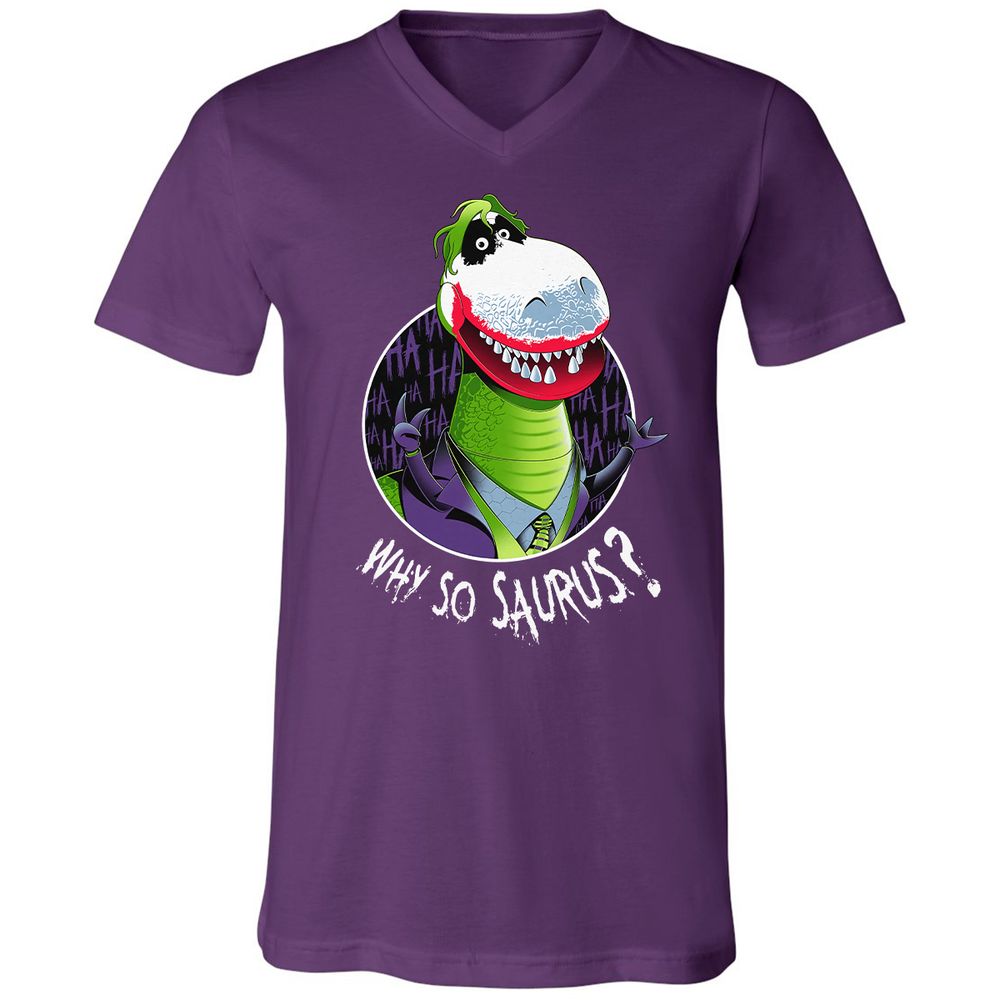 Unisex V-Neck T-Shirt - K9W2TSJ5 - Team Purple - 9