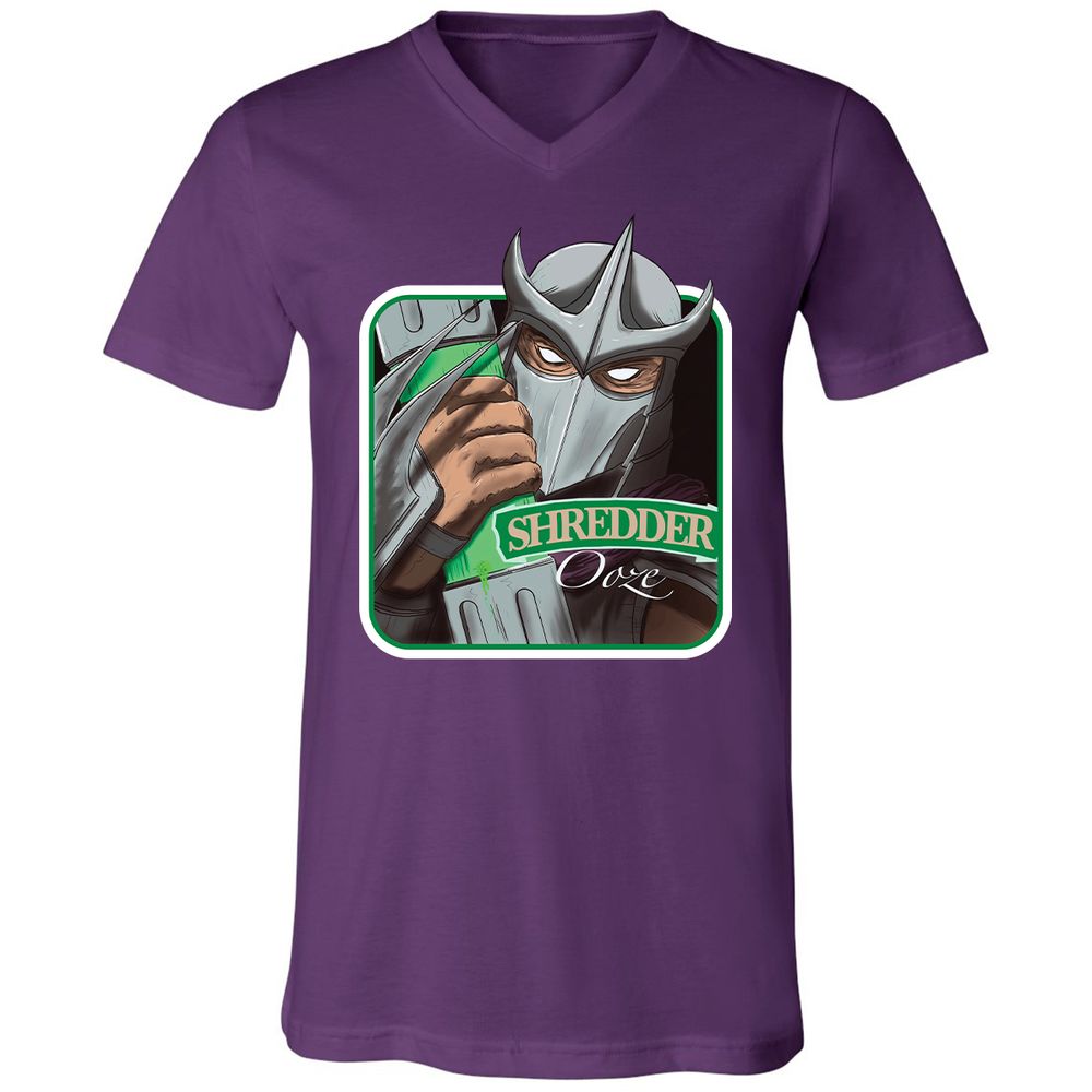 Unisex V-Neck T-Shirt - 45NWF4YQ - Team Purple - 9