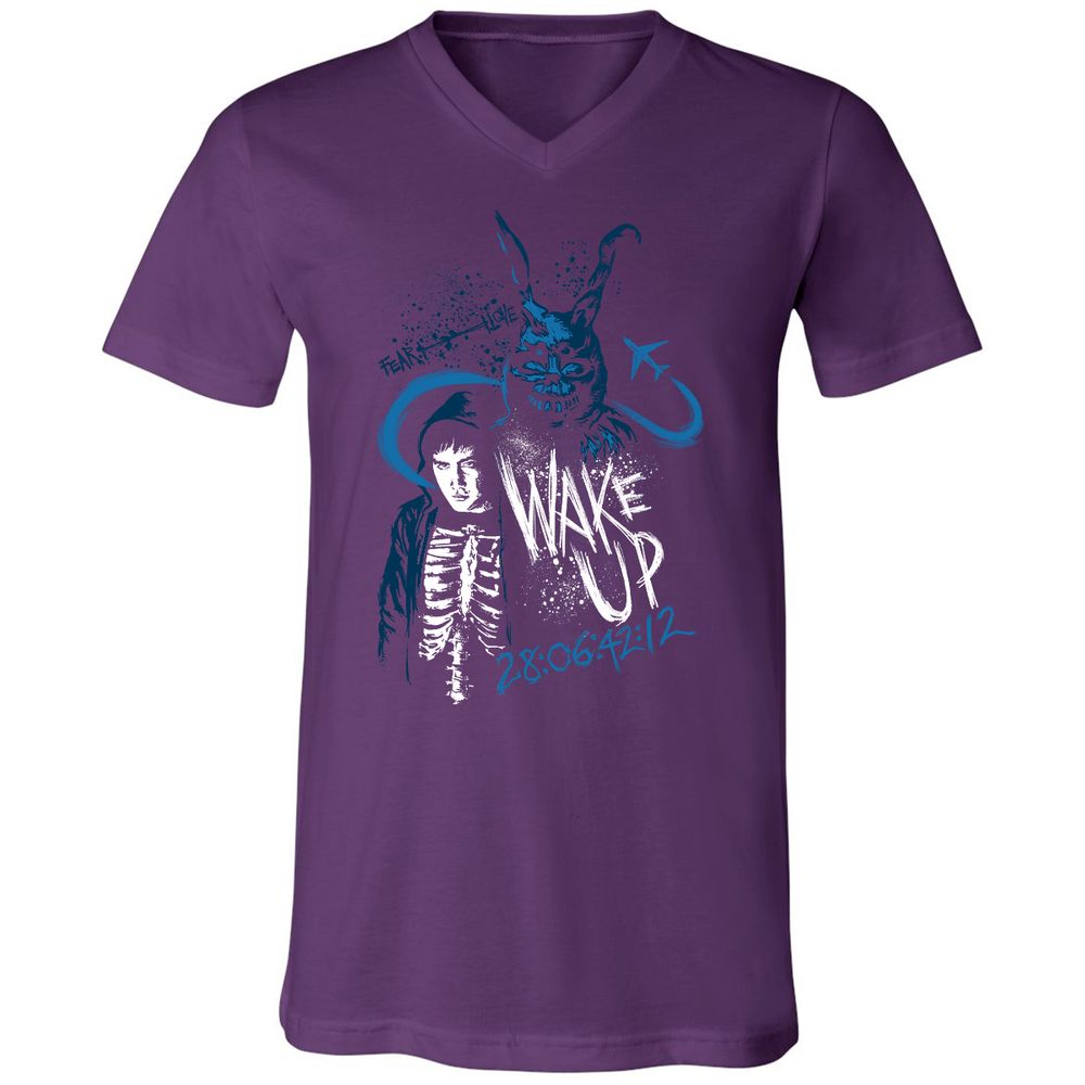Unisex V-Neck T-Shirt - SB3LH27K - Team Purple - 9