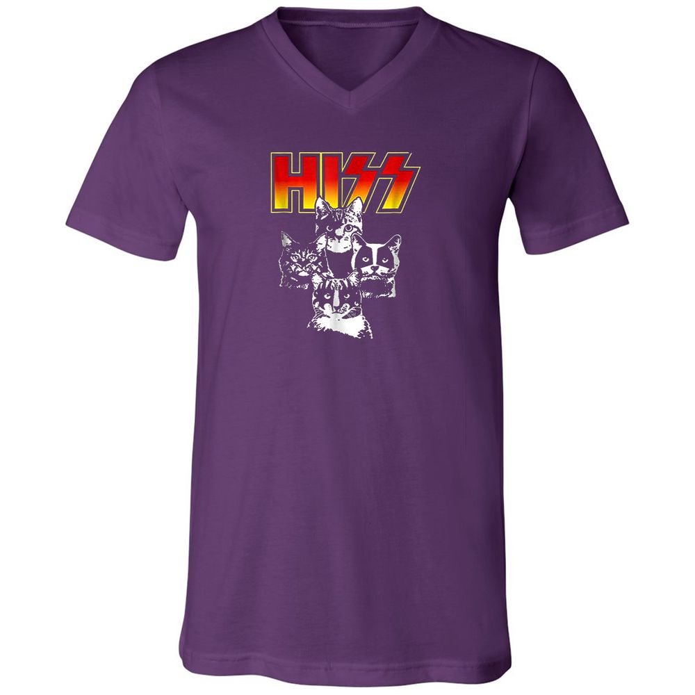 Unisex V-Neck T-Shirt - CGVMBM3W - Team Purple - 9