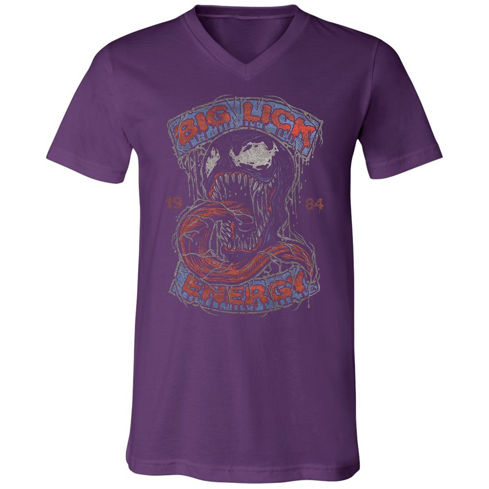 Unisex V-Neck T-Shirt - JACVDJXU - Team Purple - 9